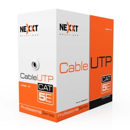 [AB356NXT02] Nexxt - Cable UTP CAT6 (Categoria 6) 100% Cobre 23AWG CM Interior (Azul) [305m/1000ft]