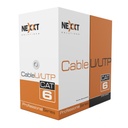 [AB356NXT16] Nexxt - Cable UTP Categoria 6 100% Cobre 23AWG CMR Interior Gris [305m/1000ft]