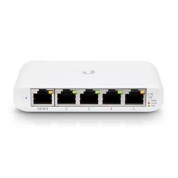 [USW-FLEX-MINI] Ubiquiti - Switch UniFi Administrable Compacto de 5 Puertos 10/100/1000 Mbps