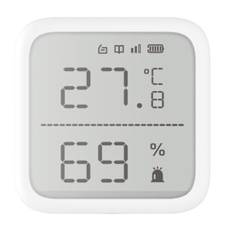 [DS-PDTPH-E-WB] Hikvision - Detector de Temperatura y de Humedad Inalámbrico Interior Rango de Detección -35°C hasta 99°C