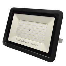 [RP300CV] Lucerna - Reflector LED Compacto 300W 6500K Luz Fria 27000lm [Negro]