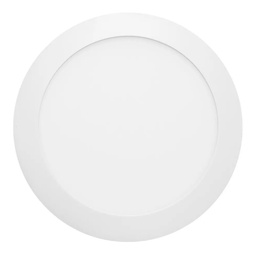 [DUL-1017AB] DuraLED - Lampara Panel LED 9W 3000K Luz Calida Redonda Empotrar
