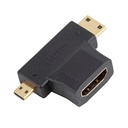 [ADA016] Adaptador HDMI Hembra a Mini / Micro HDMI Macho