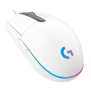 [G203-WHITE] Logitech - Mouse Alambrico USB Programable RGB Gaming [Blanco]
