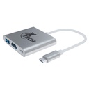 [XTC-565] Xtech - Adaptador MultiPuerto USB Tipo C 3en1 USB Tipo C + HDMI + USB