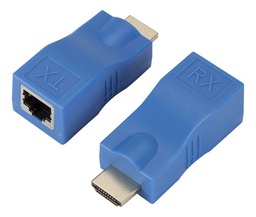 [STC-HDMIEXT30M] STC- Extensor HDMI Macho a RJ45 Pasivo 1 Cable [30 Metros]