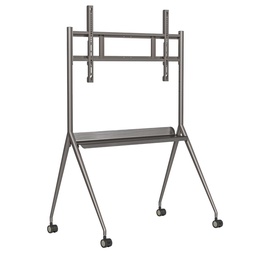 [DS-D5ABKY2-S] Hikvision - Soporte Móvil para Pantallas Interactivas de 55" 65" y 75" de Acero Gris Plata