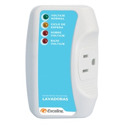 [GSM-LV120] Exceline - Protector de Lavadoras 110V [Enchufable]