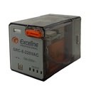 [GRC-8-220VAC] Exceline - Rele 8 Pines 220V 10A@250V 220V