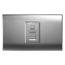 [B408-S] Igoto - Toma de Red RJ-45 Serie B Plata