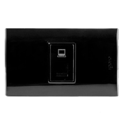 [B408-B] Igoto - Toma de Red RJ45 Serie B [Negro]
