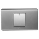 [A2012-S] Igoto - Interruptor Simple Pequeño Serie A [Plata]