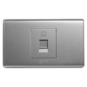 [A2073-S] Igoto - Toma de Red RJ-45 Serie A [Plata]