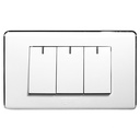 [A6032] Igoto - Interruptor Triple Serie A [Blanco]