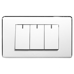 [A6032] Igoto - Interruptor Triple Serie A [Blanco]