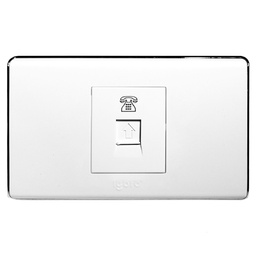 [A6072] Igoto - Toma Telefonica Serie A [Blanco]