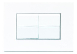 [Z514-W] Igoto - Interruptor Doble Largo Serie Z [Blanco]