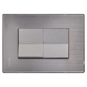 [I514] Igoto - Interruptor Doble Largo Serie Inox