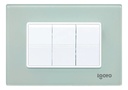 [Z516-A] Igoto - Interruptor Triple Serie Z [Acrilico]