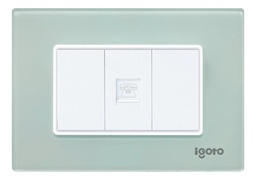 [Z402-A] Igoto - Toma Telefonica Serie Z [Acrilico]