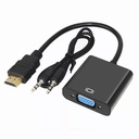 [ADA054] Convertidor Video HDMI Macho a VGA-H C/Audio