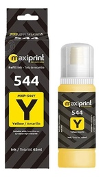 [544-Y-65ML] Maxiprint - Tinta Compatible Epson 65ml Amarillo 544