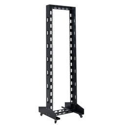 [OR2-42-BLACK] Onlink - Rack de Piso Abierto con Ruedas 42U 150Kg 2 Postes 600x2053mm