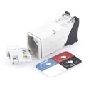 [Z6A-S01B] Siemon - Jack Coupler Z-MAX Cat6A Blindado Montaje híbrido en Placa de Pared [Plano y Angulado] Color Negro