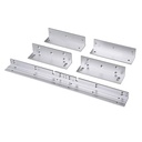 [DS-K4H258D-LZ] Hikvision - Kit de Montaje Base Z y L para Cerradura Magnética Compatible con DS-K4H258D Uso en Puerta de Madera y Metal