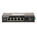 [DS-3T0306HP-E/HS] Hikvision - Switch Industrial No Administrable 3 Puertos Gigabit PoE (30 W) + 1 Puerto Gigabit PoE (60 W) + 2 Puertos SFP (65W)