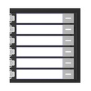 [DS-KD-KK] Hikvision - Módulo de Botones para Video Portero Llamada de un Solo Toque hasta 6 Monitores