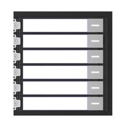 [DS-KD-KK] Hikvision - Módulo de Botones para Video Portero Llamada de un Solo Toque hasta 6 Monitores