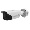 [DS-2TD2617-10/QA] Hikvision - Cámara HD Bullet IP Dual Térmica 9.7mm Óptico 8mm [4MP] Detección de Personas 285 mts 40 mts IR Exterior IP67 PoE Termométrica Detección de Temperatura Sirena y Luz