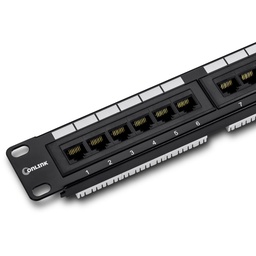 [PN-UTP5E24] Onlink - Patch Panel 24 Puertos 19" 1U CAT5e (Categoria 5e)
