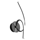 [S-02A1-N] Lucerna - Lampara de Pared Decorativa Orión 12W Negra [130x360x180mm] C/Switch 3 tonos 3K-4K-6K