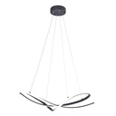 [S-02C1-N] Lucerna - Lampara Colgante Decorativa Pandora 40W Negra [620x310x1200mm] C/Control Dimerizable 3K-4K-6K 