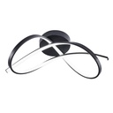 [S-02T2-N] Lucerna - Lampara de Techo Decorativa Pandora 30W Negra [490x255x175mm] C/Switch 3 tonos 3K-4K-6K 