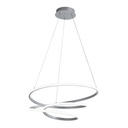 [S-05C1-P] Lucerna - Lampara de Colgante Decorativa Silver Saturno 40W Plateada [520x480x1200mm] C/Control Dimerizable 3K-4K-6K