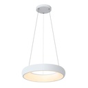 [S-C705B-M] Lucerna - Lampara Colgante Decorativa Victory 46W Blanca [400mmx80mm] C/Control Dimerizable 3K-4K-6K 