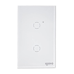 [ITWF-514] Igoto - Interruptor WIFI Doble [Blanco]