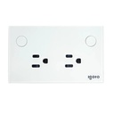 [ITWF-105/2] Igoto - Tomacorriente WIFI Doble [Blanco]