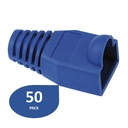 [ATB-BOTARJ45A] Beconnect - Botas Protectoras RJ45 Color Azul [50 Unidades]