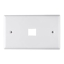 [ATO-FP421P] Owire - FacePlate 1 Toma Blanco [Unidad]