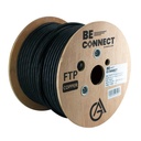 [ATB-CFC6OUTCOP1] Beconnect - Cable FTP Apantallado Outdoor Categoria 6 100% cobre doble chaqueta [Bobina 100 Metros]