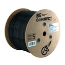 [ATB-CFC5OUTCCA3] Beconnect - Cable FTP Apantallado Outdoor Categoria 5E CCA Doble chaqueta [Bobina 305 Metros]