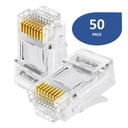 [ATO-CRJ45C5] Beconnect - Conector RJ45 Categoria 5E [50 Unidades]