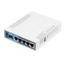 [RB962UiGS-5HacT2HnT] Mikrotik - (hAP ac) 5 Puertos Gigabit Ethernet 1 Puerto SFP 1 USB WiFi Doble Banda 3x3 802.11ac hasta 1W de potencia
