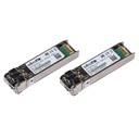 [XS+2733LC15D] Mikrotik - Kit de 2 Módulos GBIC 1.25G SFP 10G SFP+ y 25G SFP28. 15 km 1270nm + 1330nm