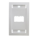 [CFPE2WHY] Panduit - FacePlate Mini-Com  2 TomaBlanco [Unidad]