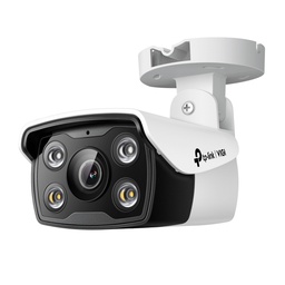 [C350-4] Vigi by TP-Link - Cámara IP Alta Definición [5Mp] Tipo Turret Full Color con Audio PoE y 12V [Lente 4mm]